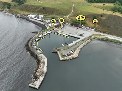 Kåseberga hamn, marina in Kåseberga, Sweden — photo 4
