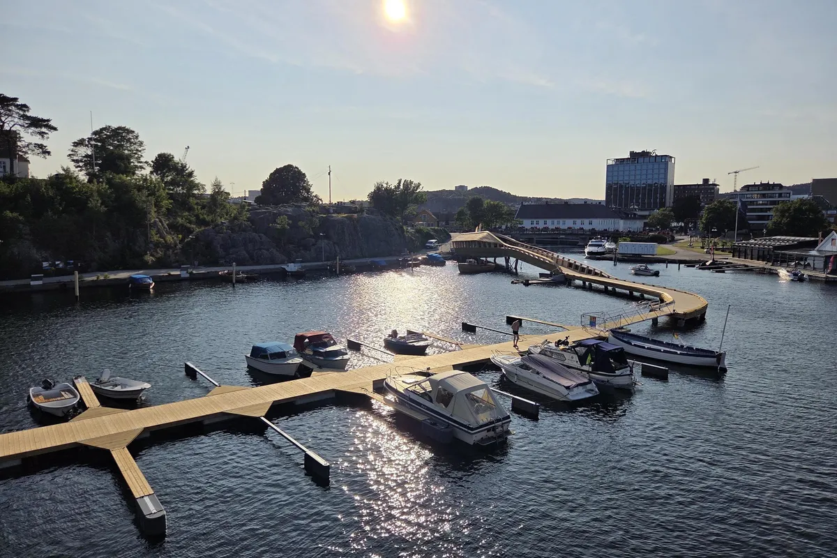 Museumshavn, marina in Ebeltoft, Denmark