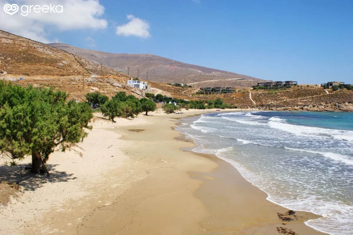 Psili Ammos Bay in Serifos, Greece