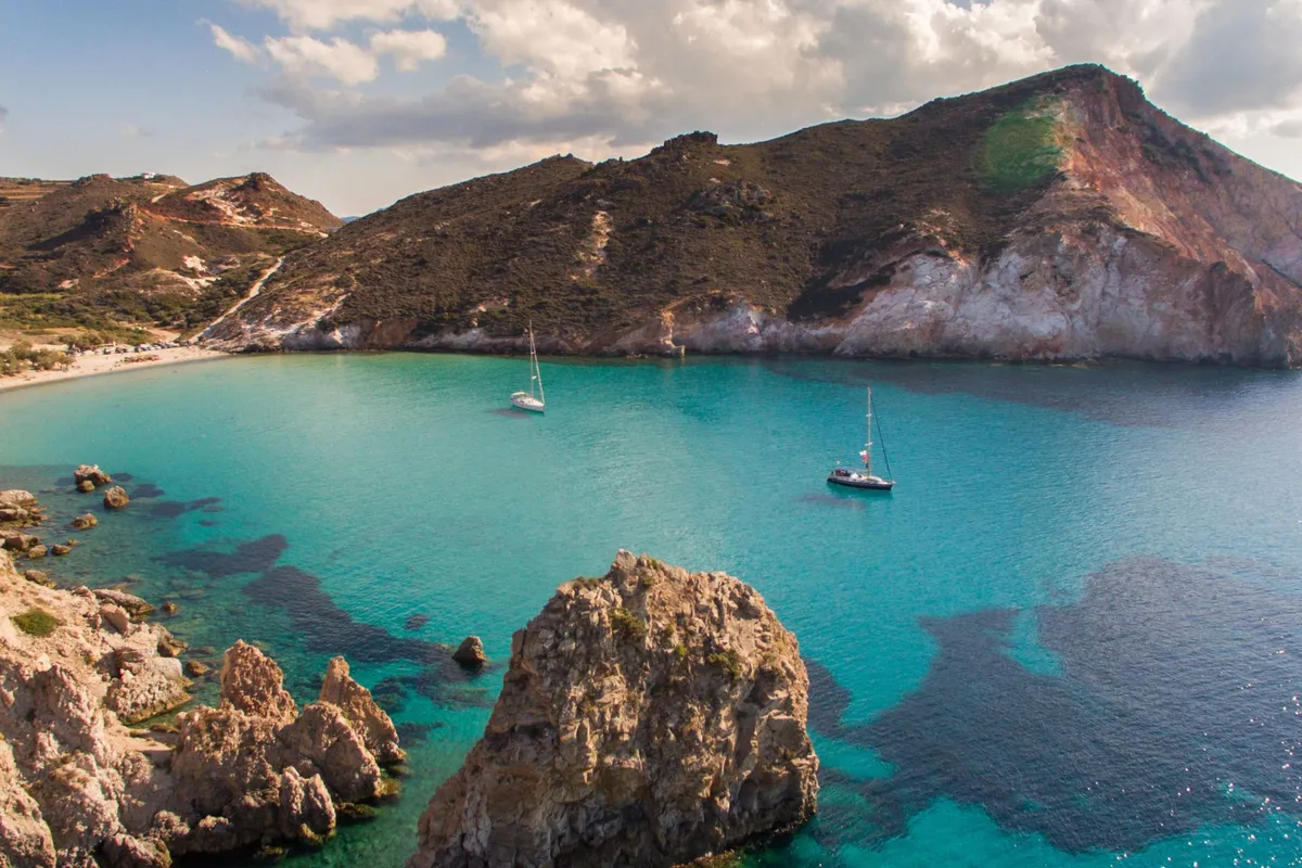 Voudia Bay in Pollonia, Greece — photo 2