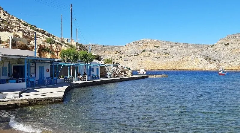 Bay of Cherronisos in Χερρόνησος, Greece