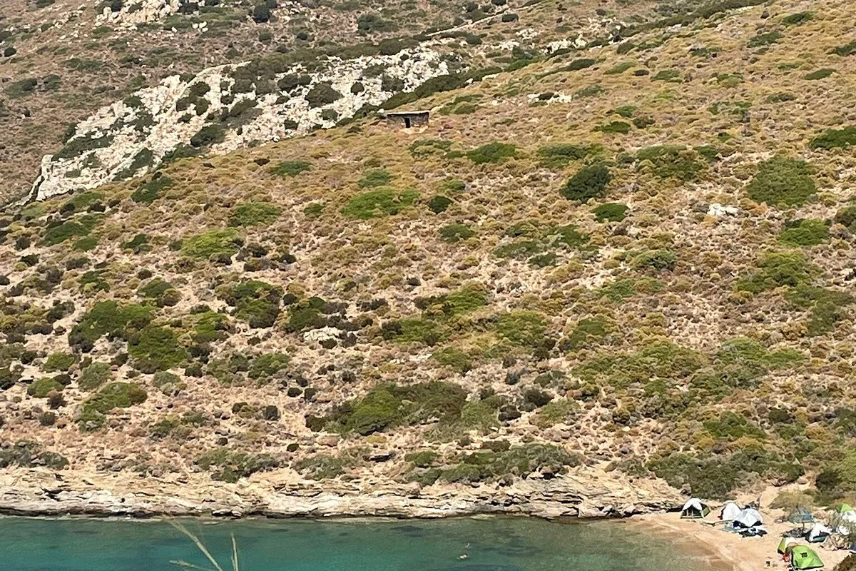 Elidaki Bay in Φούρνοι, Greece