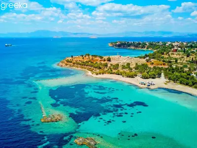 Karyoti Bay in Perdika, Greece — photo 3