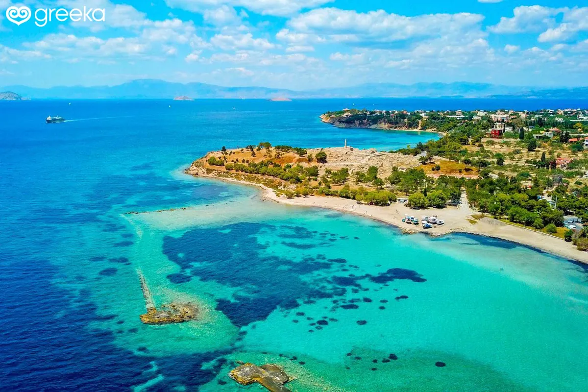Karyoti Bay in Perdika, Greece — photo 3