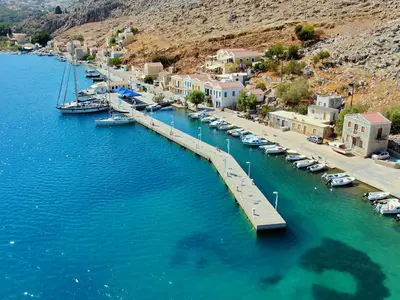 Bay of Saint George in Symi, Greece — photo 3