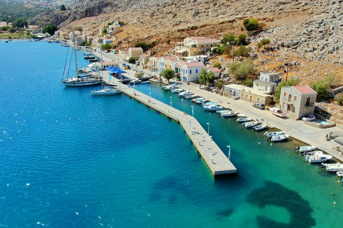 Bay of Saint George in Symi, Greece — photo 3