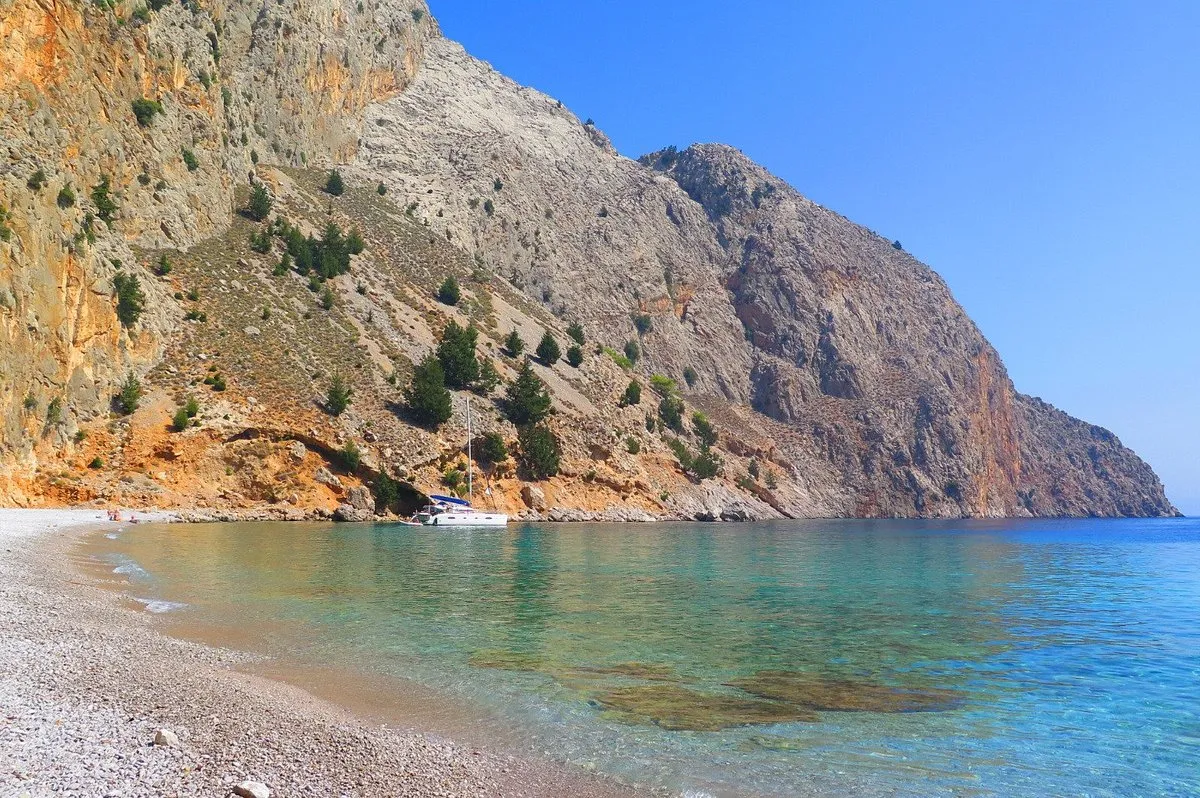 Bay of Saint George in Symi, Greece — photo 2
