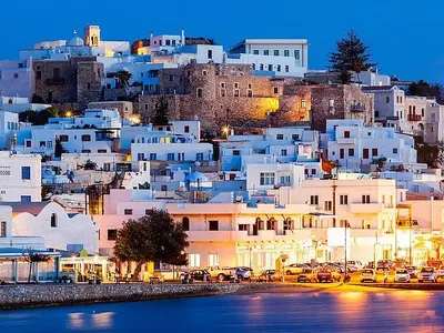 Marina Naxos in Naxos, Greece