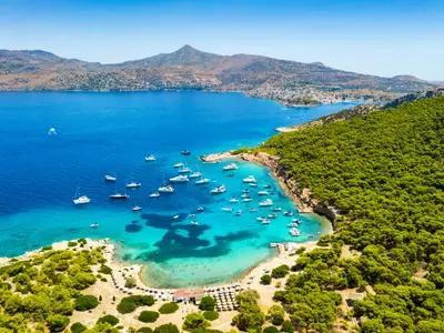 Mouriotou Bay in Perdika, Greece — photo 3