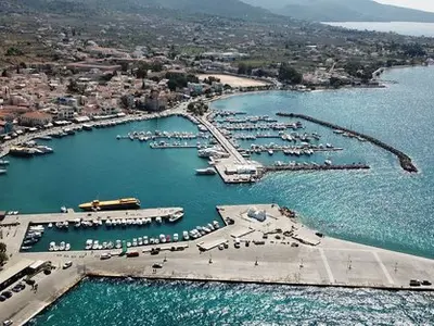 Angistri Marina in Megalochori, Greece