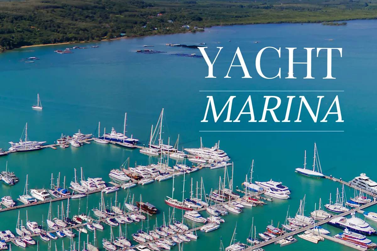 Yacht Haven Marina in Mai Khao, Thailand