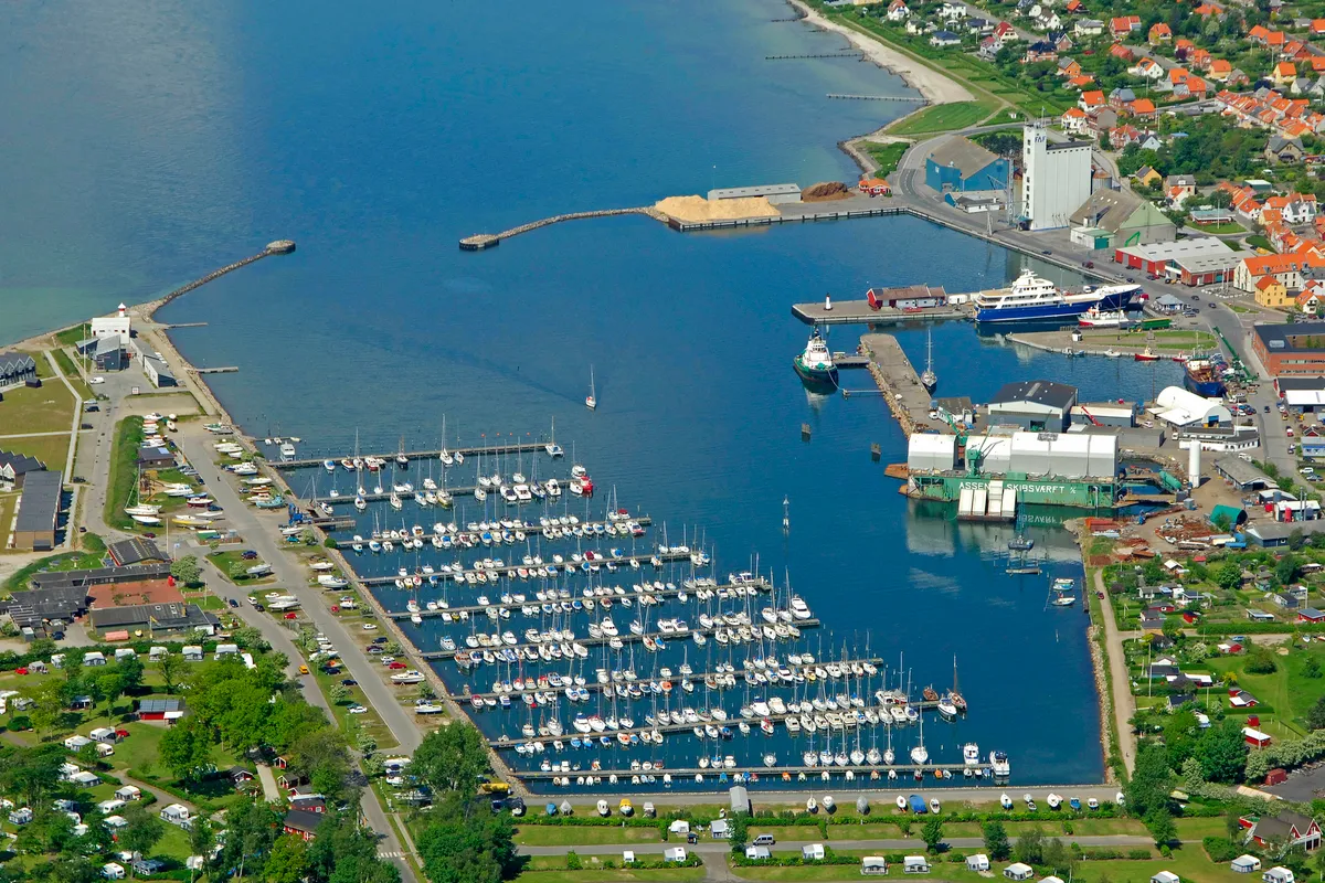 Assens Marina in Assens, Denmark