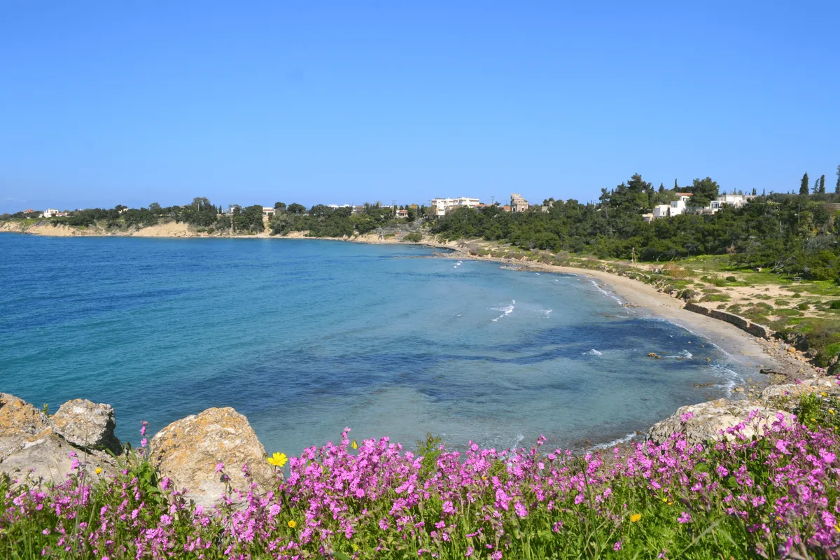 Garden Bay in Portes, Greece