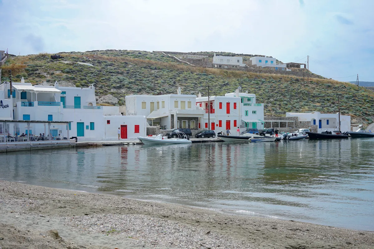 Agia Irini Bay, anchorage in Loutra, Greece