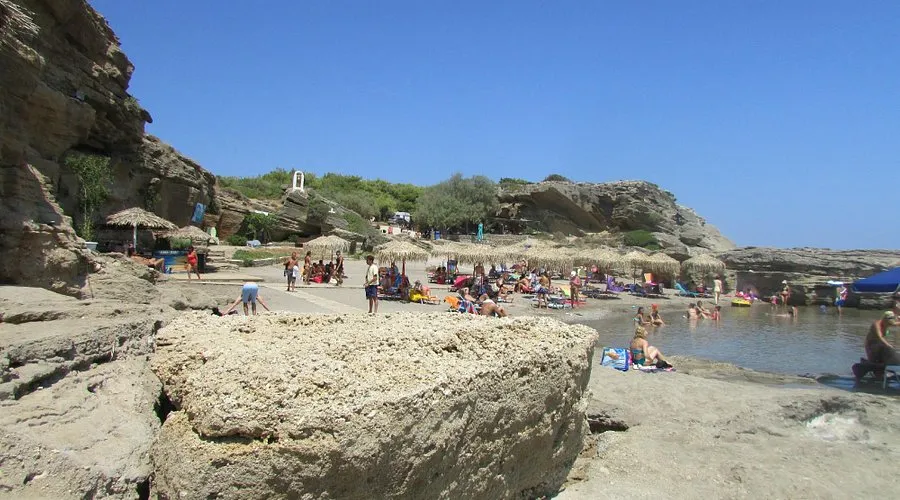 Oasis Beach, bay in Rhodes, Greece — photo 3