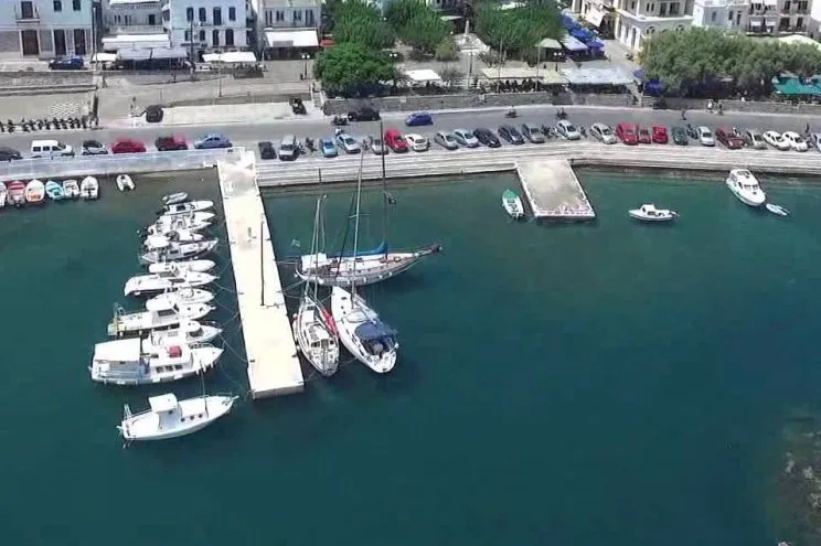 Agios Kirykos marina (new) in Agios Kirikos, Greece