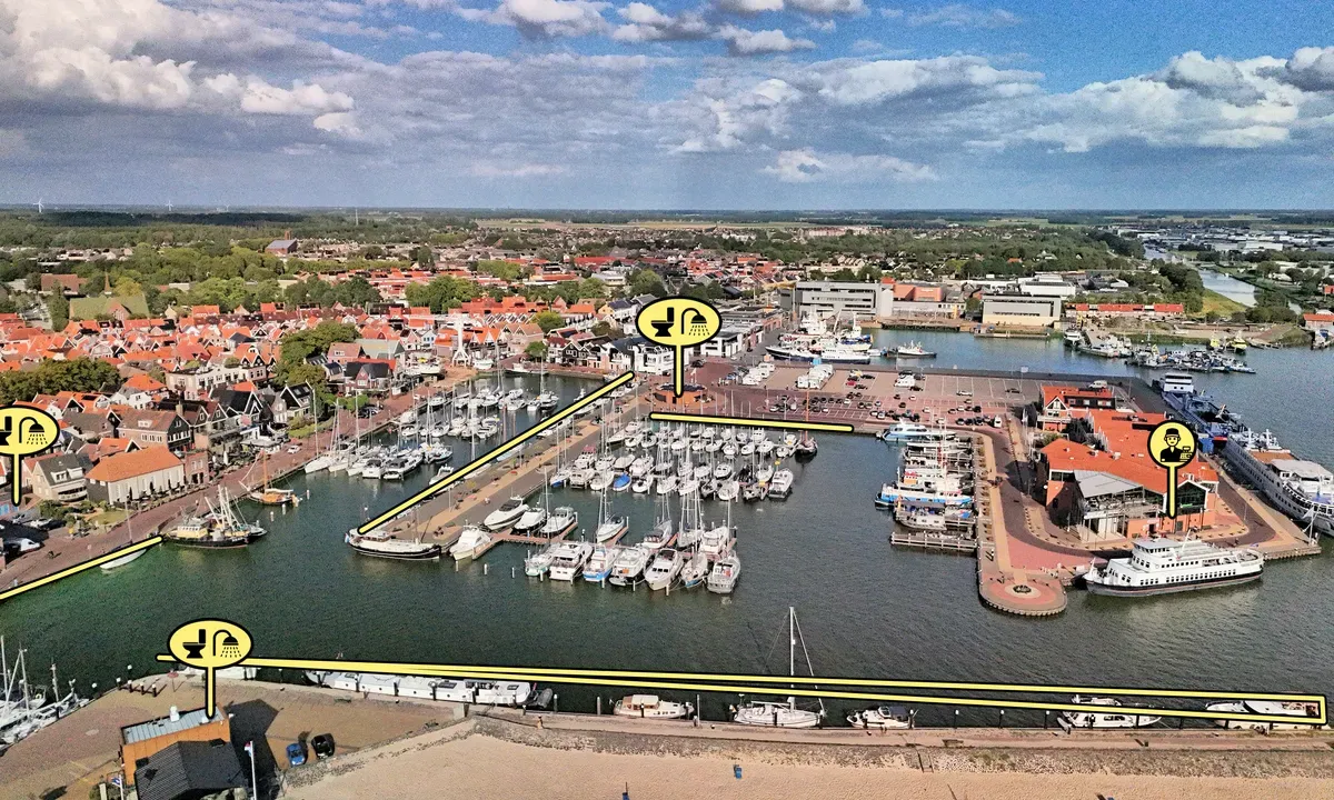 WSV de Zuiderzee, marina in Urk, Netherlands