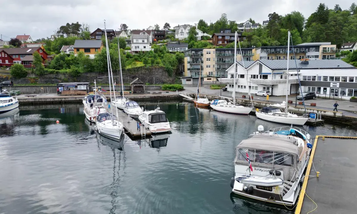 Leirvik Gjestehamn, marina in Leirvik, Norway