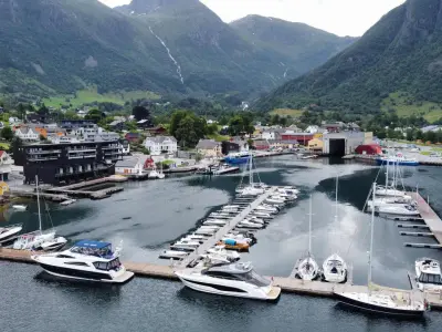 Rosendal Hamn, marina in Rosendal, Norway