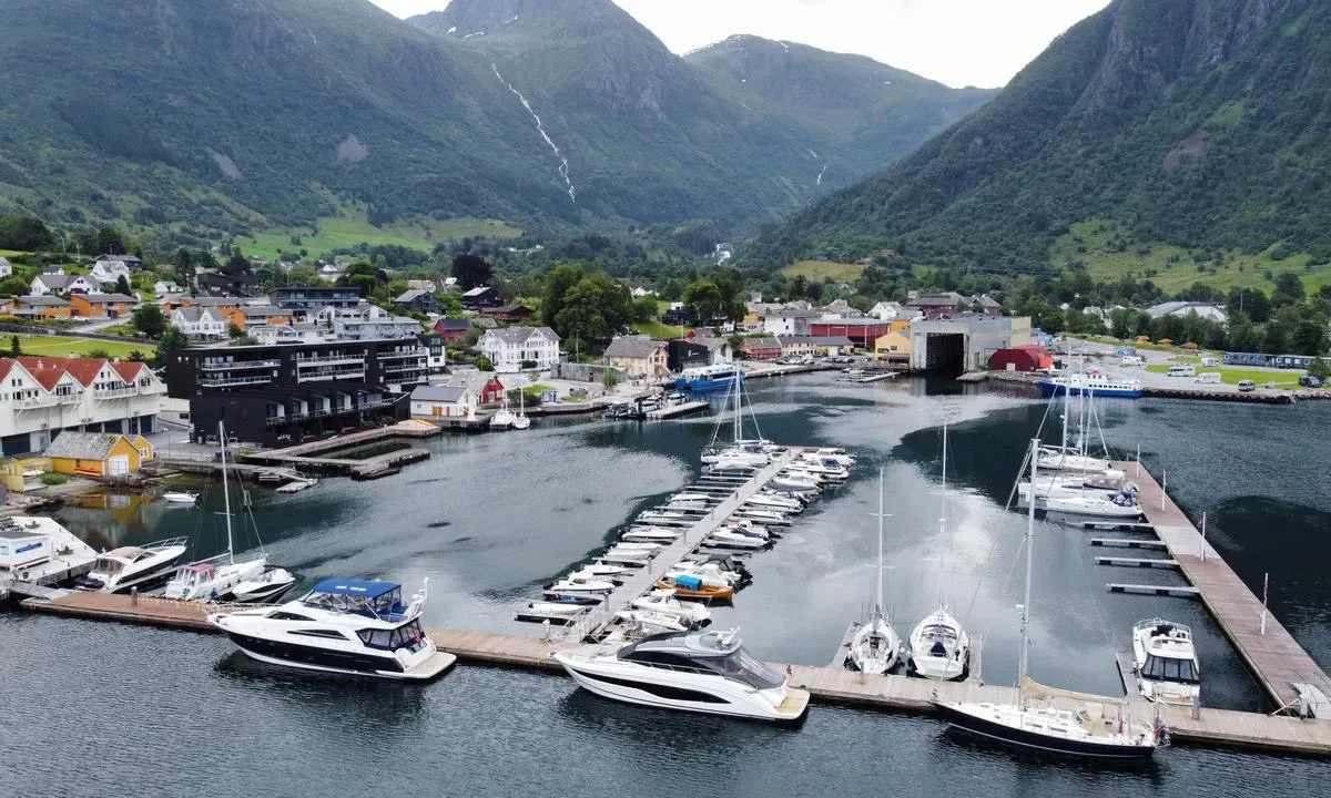 Rosendal Hamn, marina in Rosendal, Norway