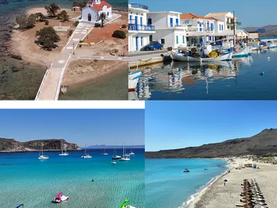 Sarakiniko Bay, anchorage in Lefki, Greece — photo 3