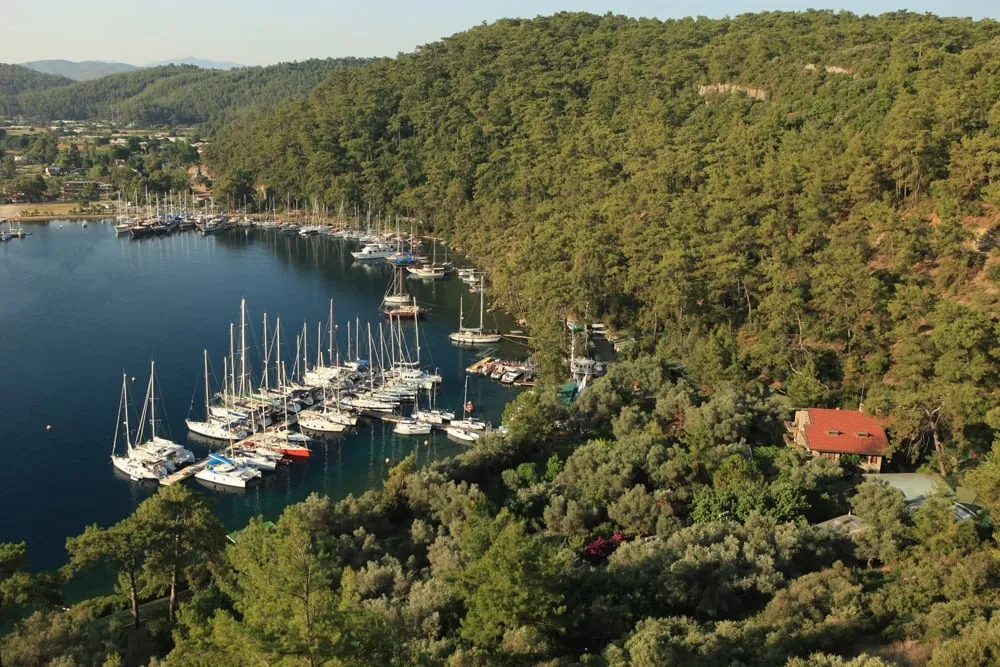 Karacasöğüt Marina in Marmaris, Turkey — photo 2