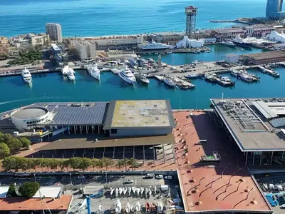 Moll de Espanya Marina in Barcelona, Spain