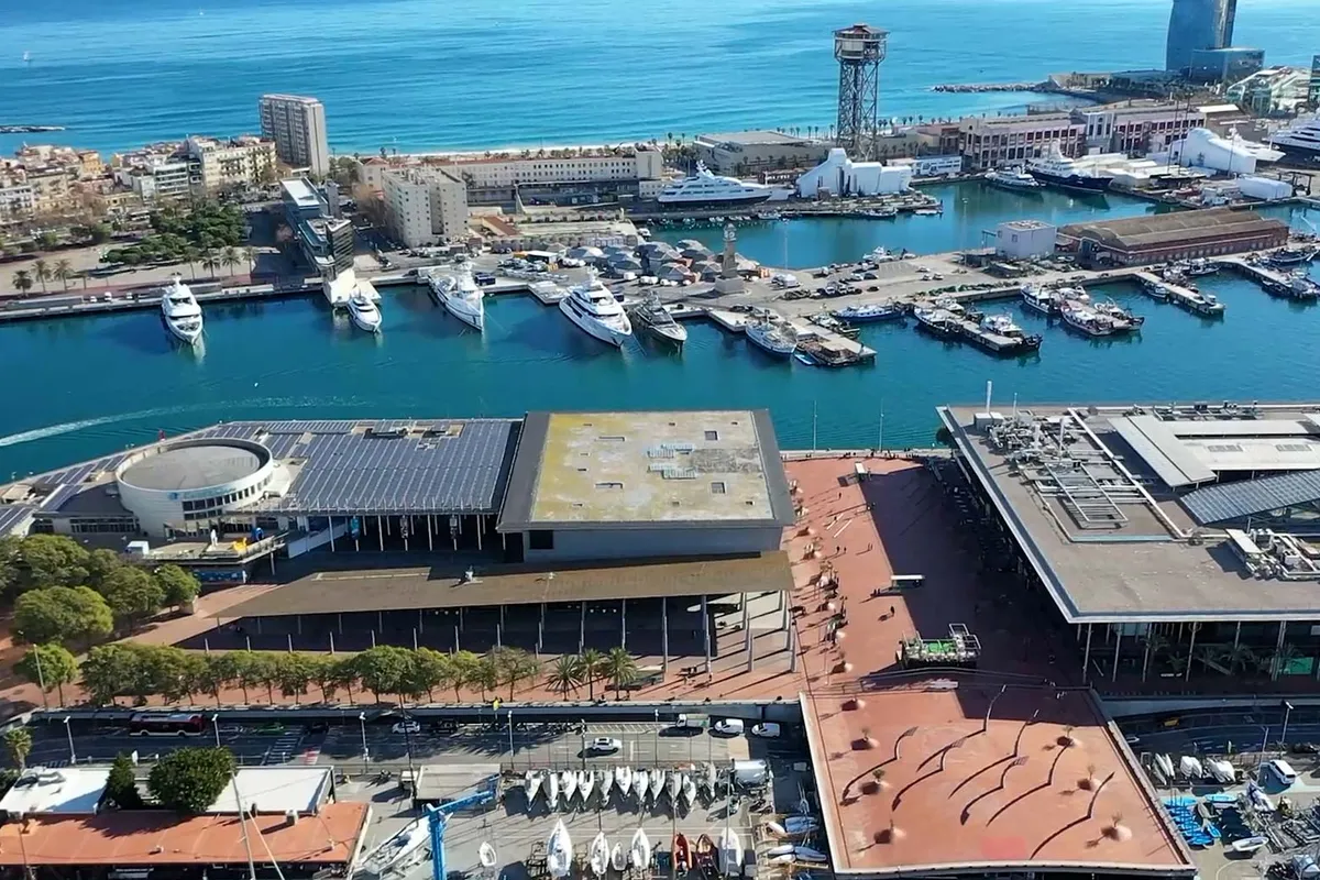 Moll de Espanya Marina in Barcelona, Spain