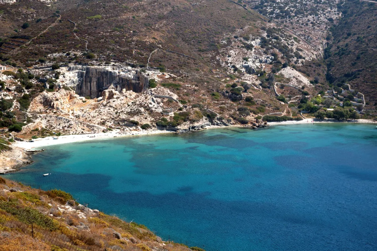 Petrokopio Bay in Plagia, Greece
