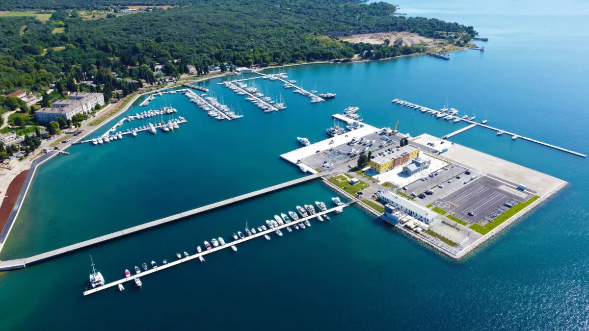 Marina Polesana Pula in Grad Pula, Croatia