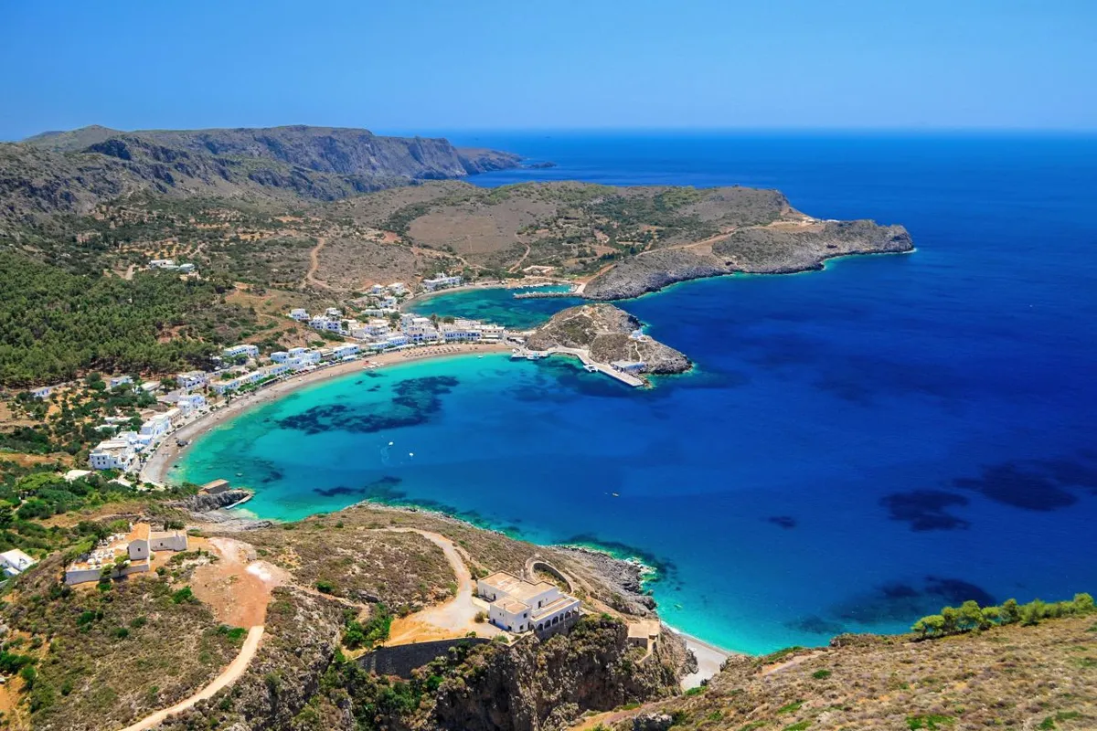 Piso Gialos Bay in Municipal Unit of Kythira, Greece