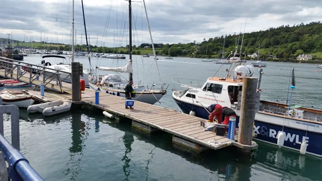 Hugh Coveney Pier Marina in County Cork, Ireland