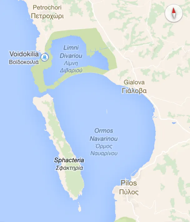 Bay of Navarino in Gialova, Greece — photo 2