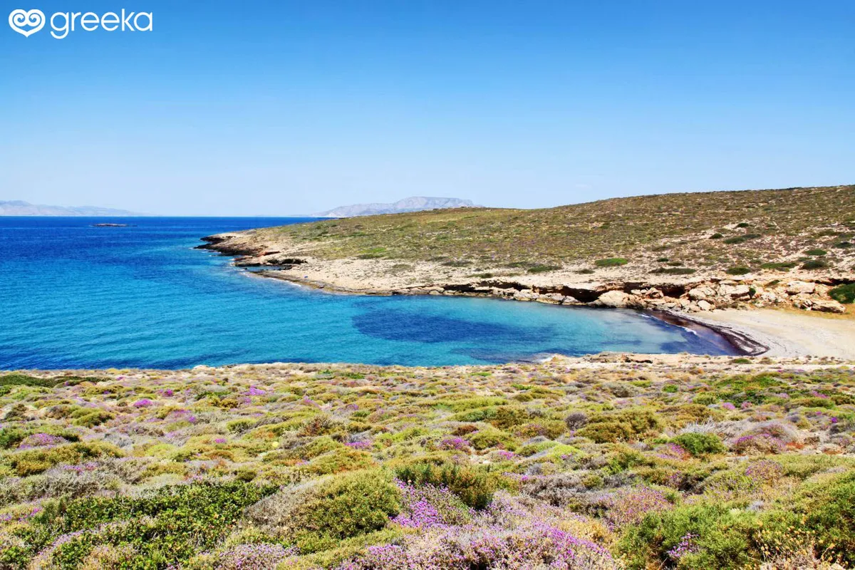 Plakoto Bay in Agia Theodoti, Greece