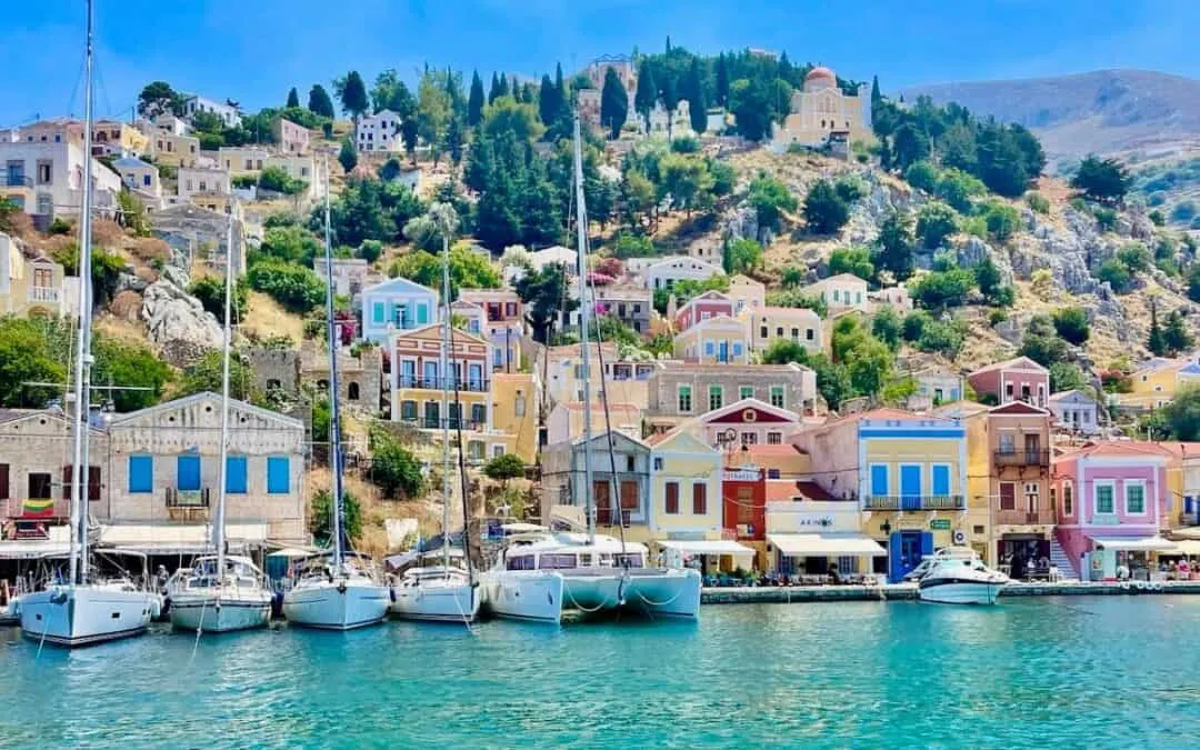 Πέδιου, bay in Symi, Greece — photo 2