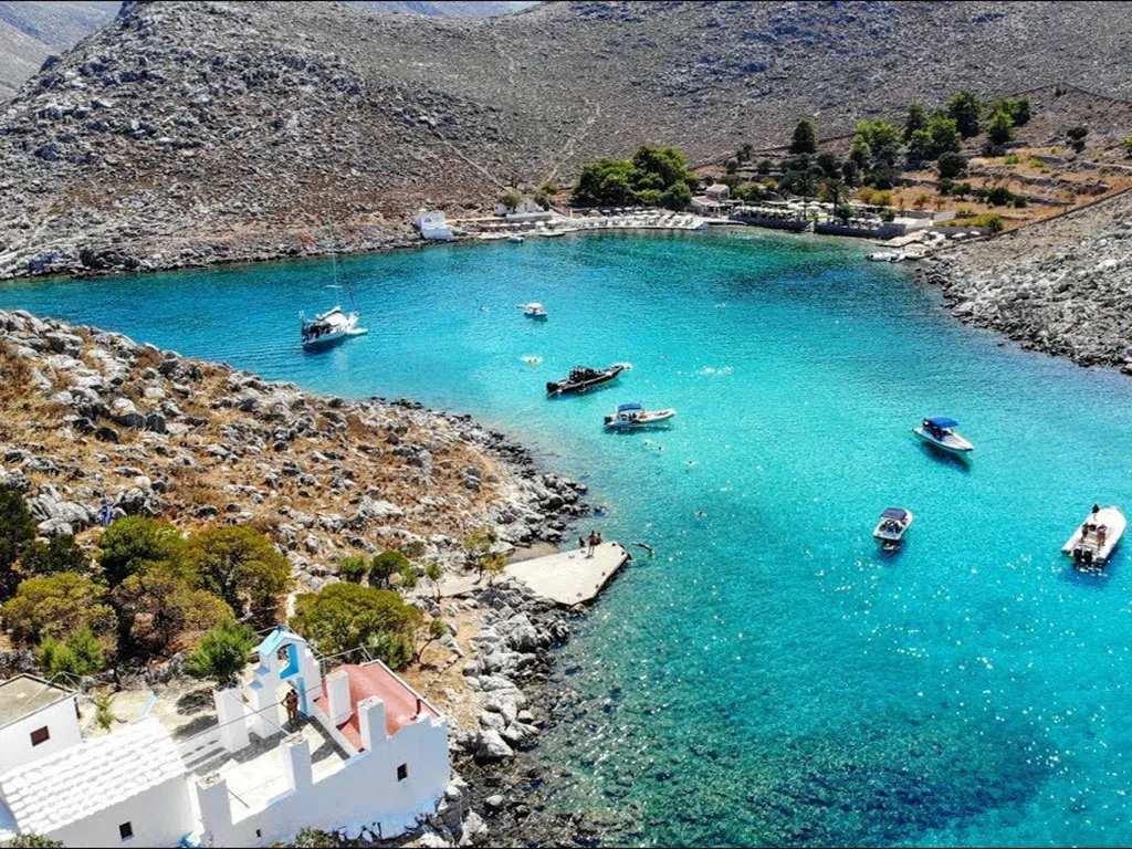 Agia Marina Bay in Symi, Greece — photo 4