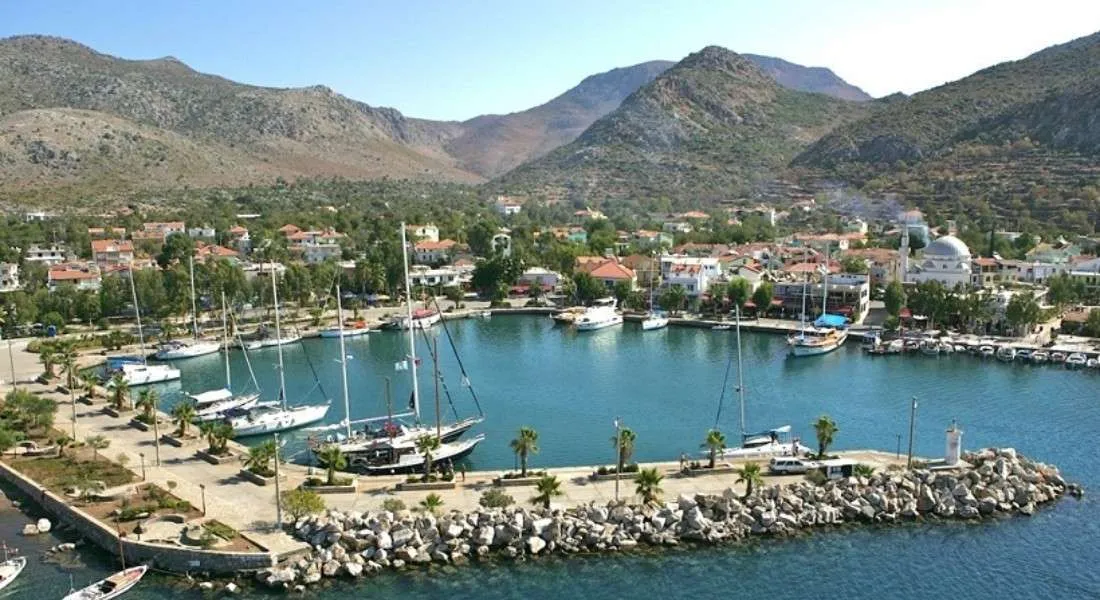 Bozburun Marina in Marmaris, Turkey
