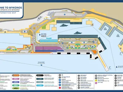 New Port Public Marina in Agios Stefanos, Greece — photo 2