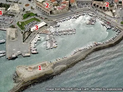 Venetian Harbour, marina in Heraklion Municipal Unit, Greece — photo 5