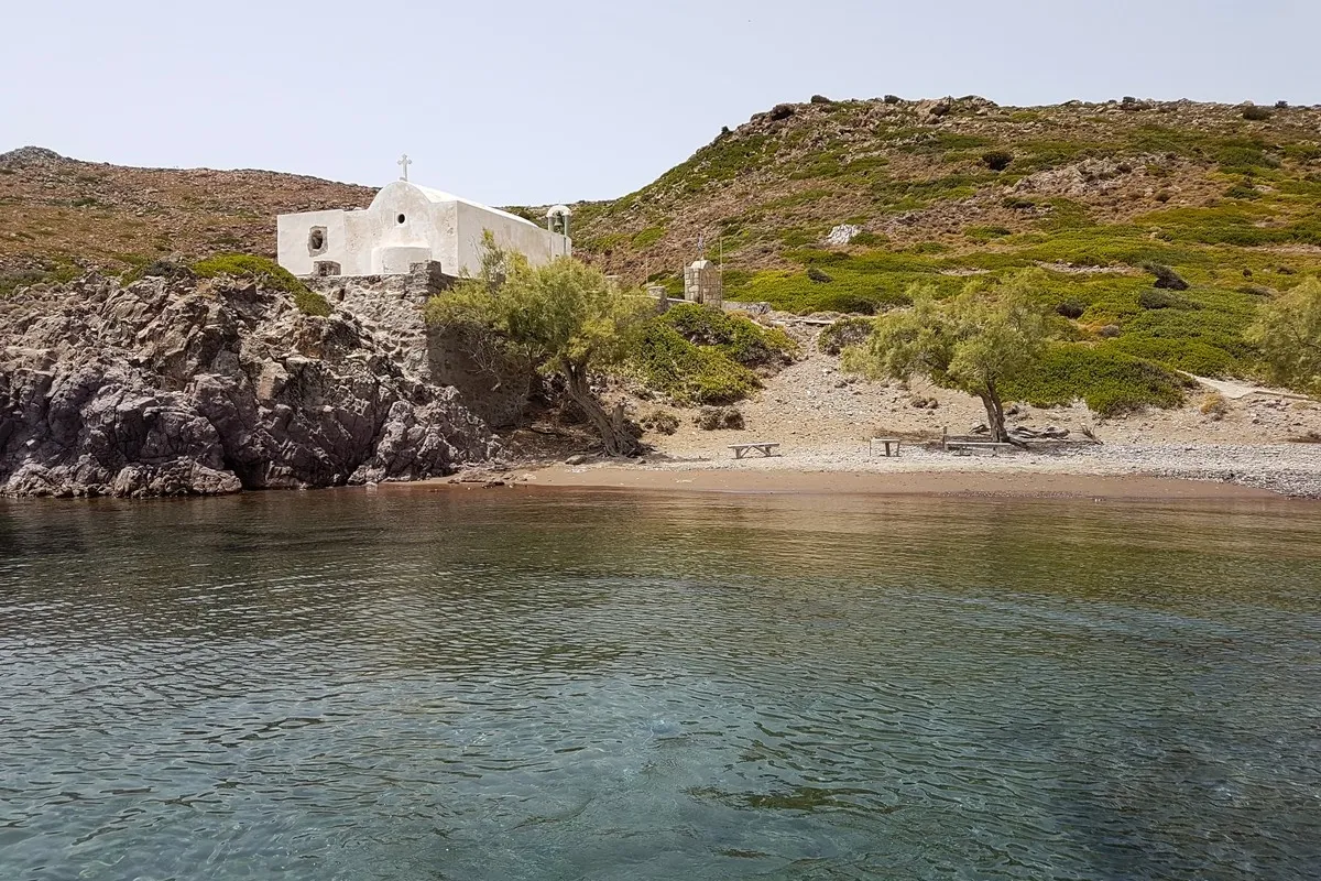 Saint Dimitrios Bay in Plaka, Greece