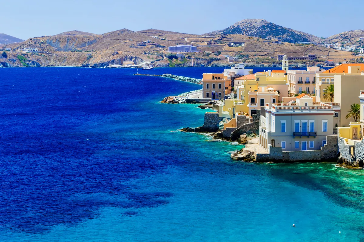 Megali Agkali Bay in Azolimnos, Greece