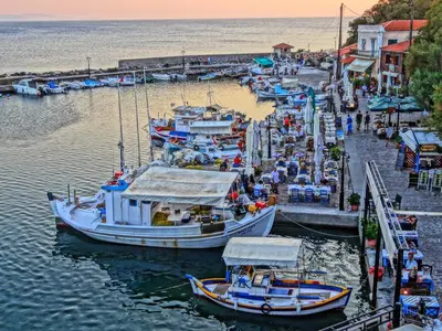 Port Molyvou, marina in Molyvos, Greece — photo 3
