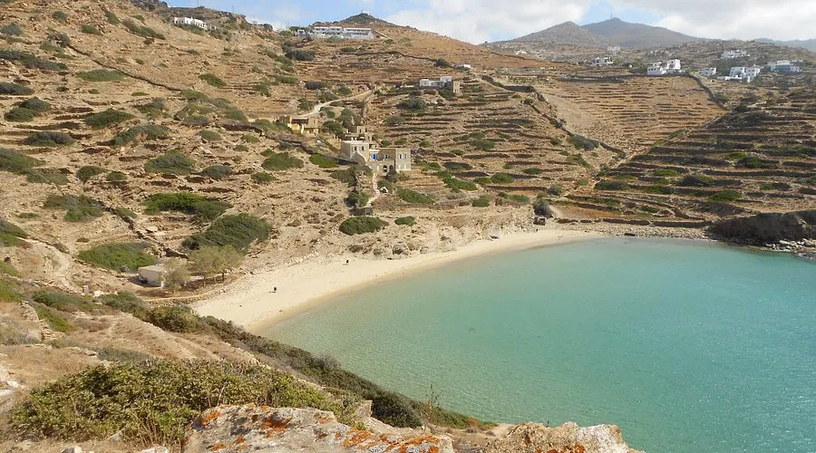 Kolitsani Bay in Chora, Greece