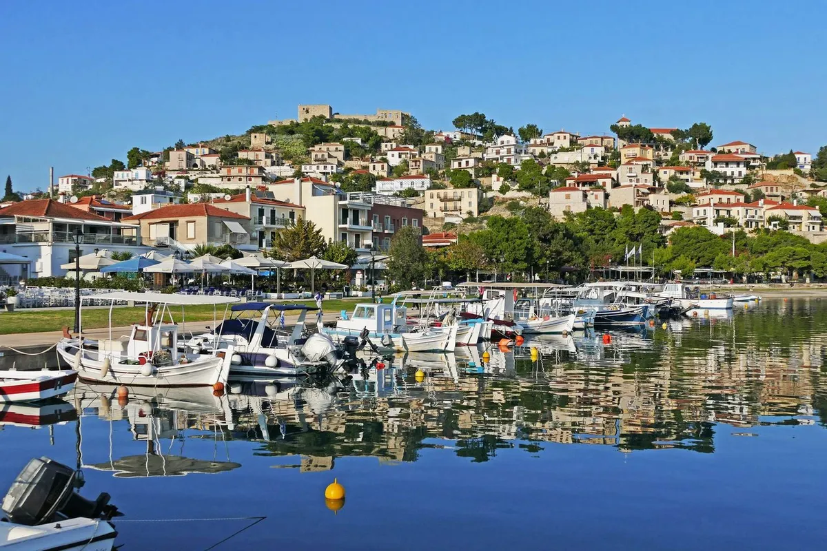 Port Astros, marina in Paralio Astros, Greece