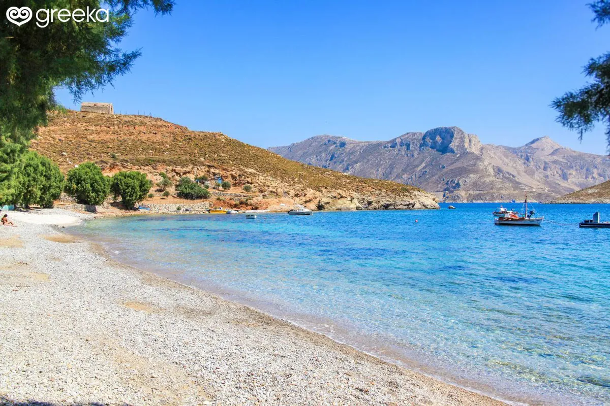 Emporios Bay in Skalia, Greece
