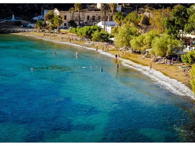 Megalo Livadi Bay in Megalo Livadi, Greece — photo 2