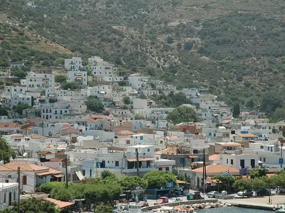 Ormos Gria, bay in Kamari, Greece — photo 2