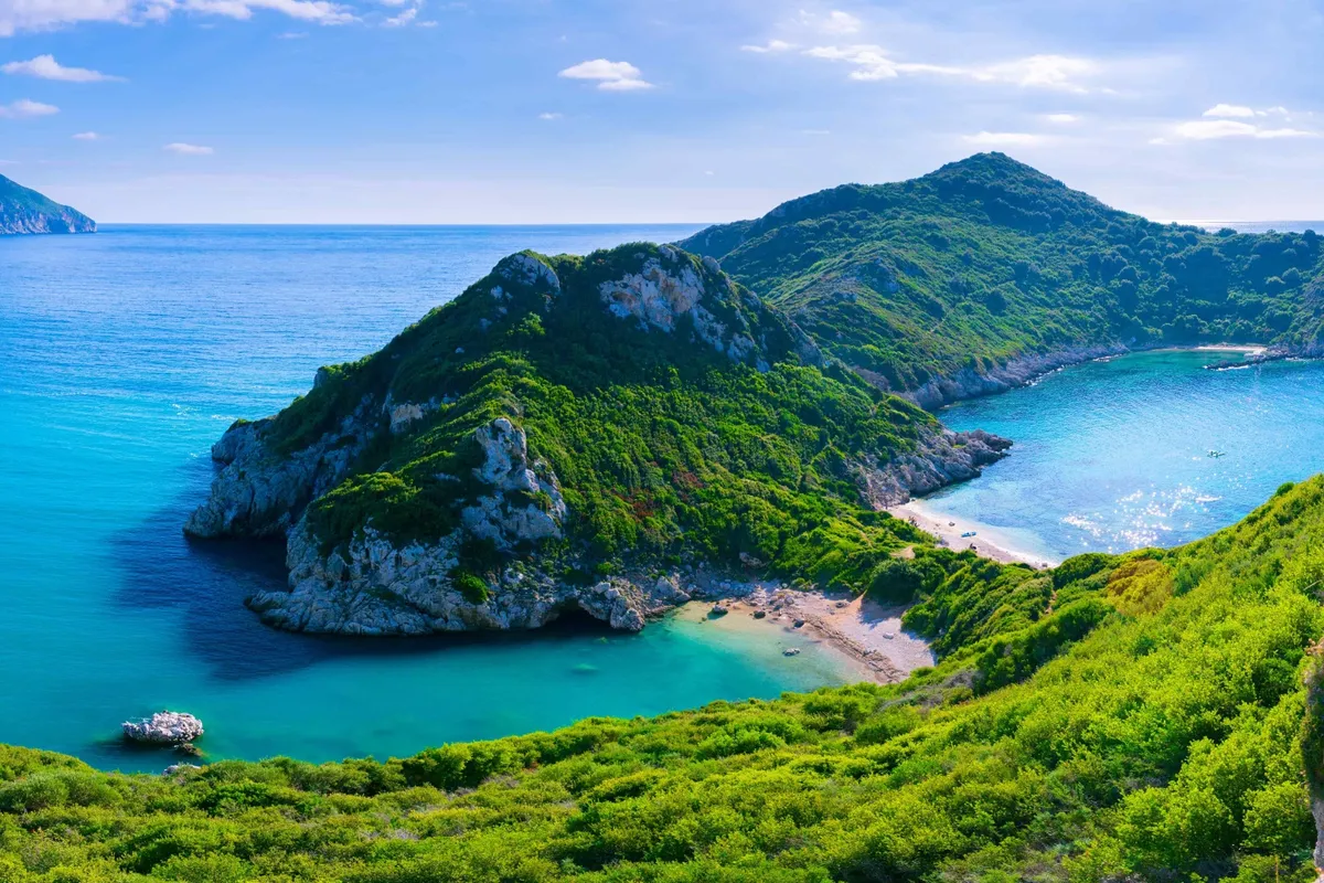 Agios Stefanos Bay in Kassopaia Municipal Unit, Greece