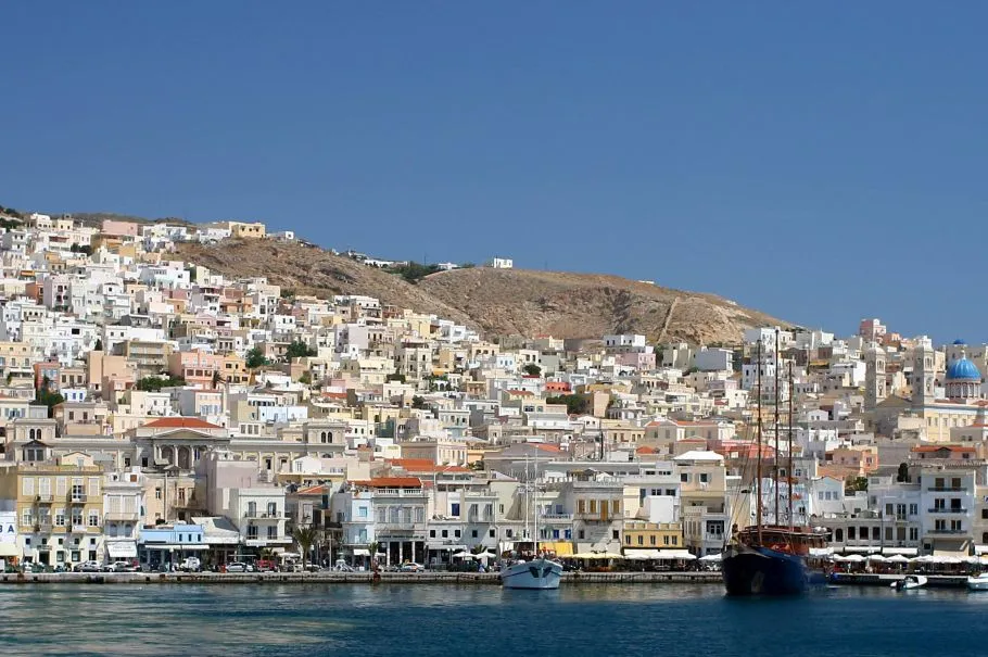 Marina Syrou in Ermoupoli, Greece