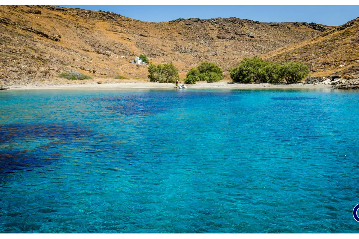 Skala Bay in Sikamia, Greece